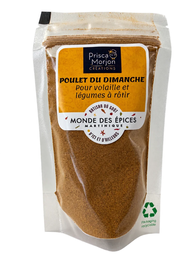 Poulet du Dimanche – Prisca Morjon Créations, Monde des Épices Martinique